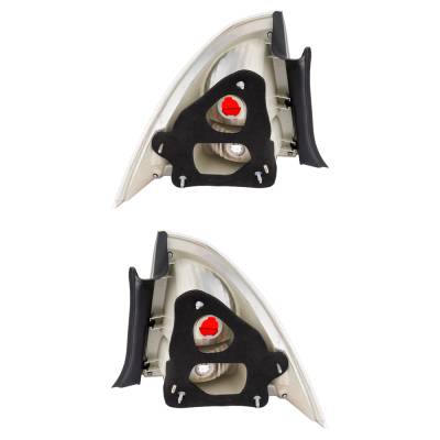 Rareelectrical - New Pair Of Tail Lights Compatible With Ford Fusion S Se Sel Sedan 4-Door 2006 2007 2008 2009 By - Image 2