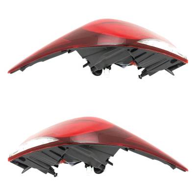 Rareelectrical - New Pair Of Tail Lights Compatible With Hyundai Elantra Coupe Elantra 1.8L 2.0L 2014 2015 2016 By - Image 7