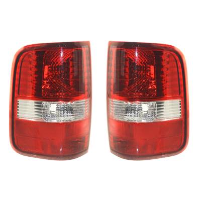 New Tail Light Pair Fits Ford F-150 Xl Xlt 2004-2008 6L3z-13405-Ba 6L3z13404ba