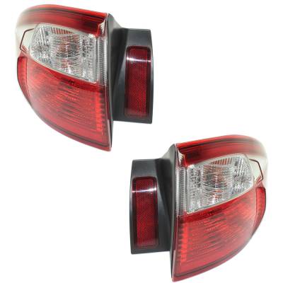 Rareelectrical - New Pair Of Outer Tail Lights Compatible With Ford C-Max Hybrid Se Sel Hatchback 2013-2016 By Part - Image 4