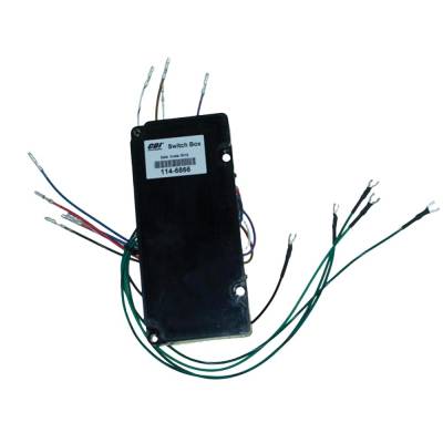 Rareelectrical - New Switch Box Compatible With Mercury 4 Cyl 3.375 Bore Sport Jet 120 Hp By 332-826866A 2 114-6866 - Image 3