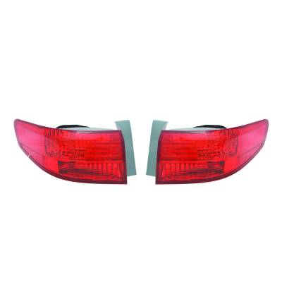 Rareelectrical - New Pair Of Outer Tail Lights Compatible With Honda Accord Sedan 2005 By Part Numbers 33501Sdaa11 - Image 2