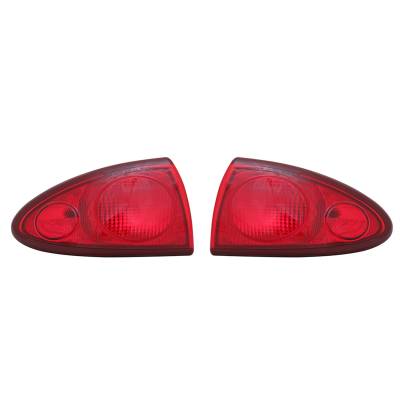 Rareelectrical - New Pair Of Tail Lights Compatible With Chevrolet Cavalier 2003 2004 2005 By Part Numbers Gm2801160 - Image 2