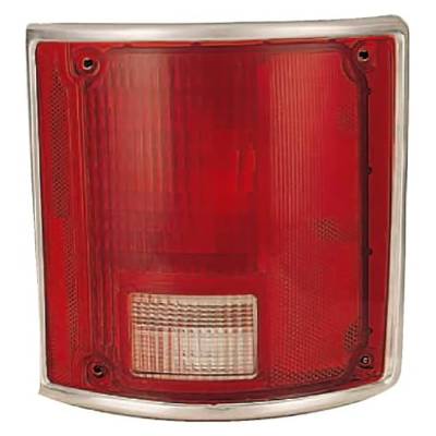 Rareelectrical - New Right Halogen Tail Light Lens Compatible With Gmc C1500 Suburban Base Sport Utility 4 Door 7.4L - Image 1