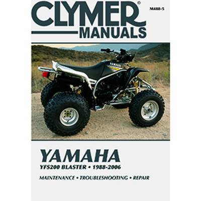 New Service Manual Compatible With Yamaha Blaster 200 Hp By M488-5