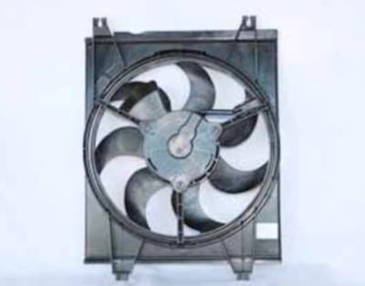 New Ac Condenser Fan Assembly Compatible With 2004-2009 Kia Spectra 97730 2F000 97786 2F000
