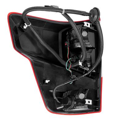 Rareelectrical - New Passenger Side Halogen Tail Light Compatible With Nissan Titan Crew Cab 2017 2018 2019 2020 2021 - Image 2