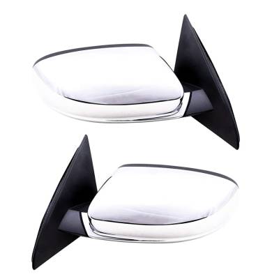 Rareelectrical - New Pair Of Door Mirrors Fits Chrysler 200 Touring 2011-14 Ch1320329 Ch1321329 - Image 2