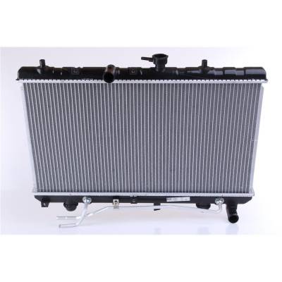 Rareelectrical - Aluminum Radiator Compatible With 2001-2005 Kia Rio 1.5L 1.6L L4 25310-Fd000 25310Fd020 13 3/4" X 21 - Image 1