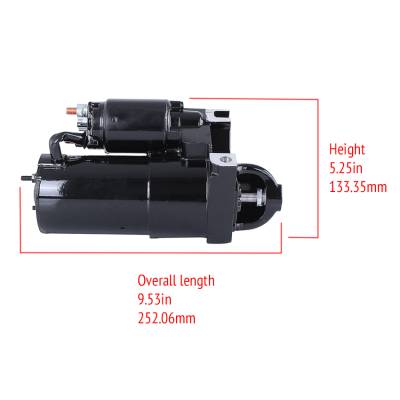 Rareelectrical - Starter 12V Volvo Penta Aq225a Aq231a Aq260a Aq271a Sterndrive 1973-1989 9000822 50-806963A4 3854750 - Image 7