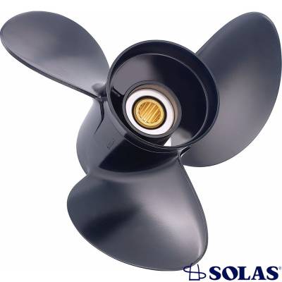 Rareelectrical - New Aluminum Propeller Compatible With Johnson/Evinrude 4 Stroke 10 Spline 9.9 For Years 2002-2007 - Image 2