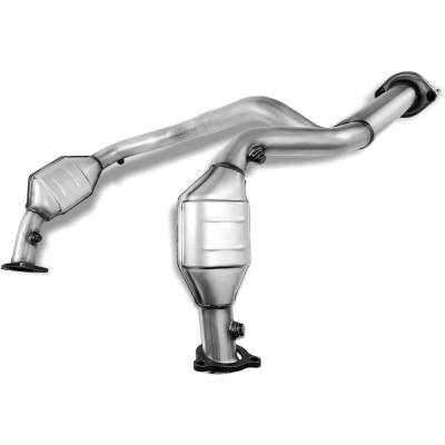 Rareelectrical - New Catalytic Converters Compatible With Cadillac Chevrolet Gmc Sierra 2500 3500 Classic Suburban - Image 2