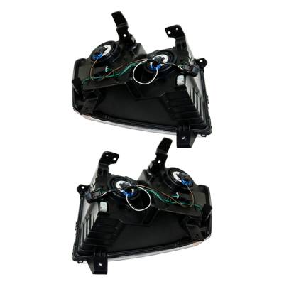 Rareelectrical - New Pair Of Headlight Compatible With Jeep Grand Cherokee Laredo Sport 2005-2007 By Part Number - Image 2