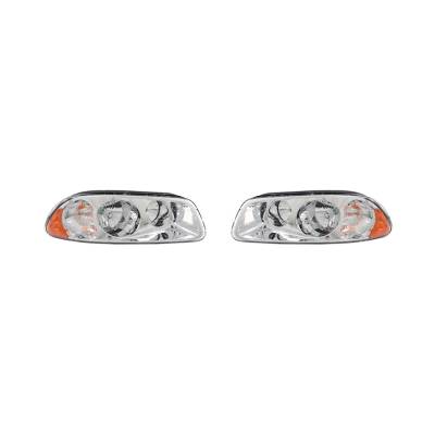 New Headlight Pair Fits Mack Hd Pinnacle Base Tractor 12.8L 2011-2008 2M0525am
