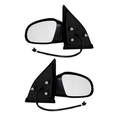 New Door Mirrors Pair Fits Saturn Sw1 Base 1996-99 Gm1321207 Gm1320207 21170590