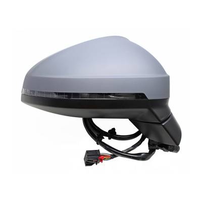 New Passenger Side Door Mirror Fits Audi A4 2017 W/ Side Assist Light 8W0857536k