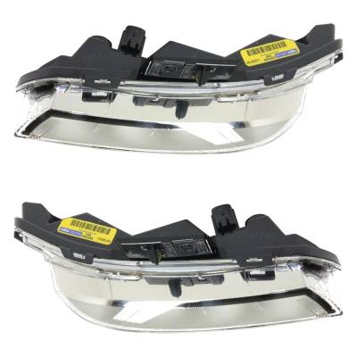Rareelectrical - New Pair Of Daytime Running Lights Compatible With Buick Enclave 3.6L 2013 2014 2015 2016 2017 By - Image 4