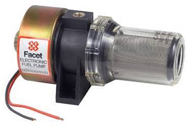 Rareelectrical - New 12V Facet Integral Filter Fuel Pump Compatible With Refrigeration Trucks Marine Gen-Sets - Image 1