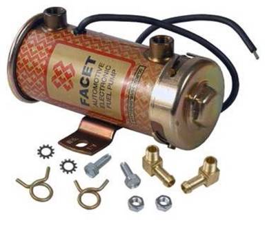 Rareelectrical - New 12V Facet Solid Fuel Pump Compatible With Kit All Carbureted Engines Facet 40068N 477060E - Image 2