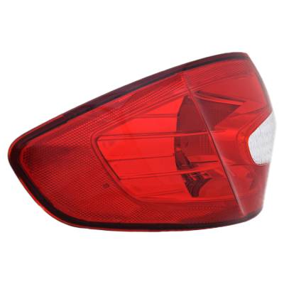 Rareelectrical - New Left Outer Tail Lights Compatible With Ford Fiesta S Se Sel Sedan 4-Door 1.6L 2011 2012 2013 By - Image 1
