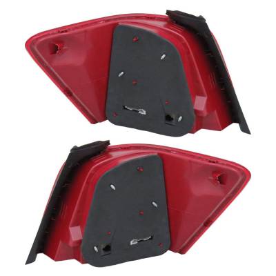 Rareelectrical - New Pair Of Led Tail Lights Compatible With Mercedes-Benz Glk350 Base 3.5L 2013 2014 2015 By - Image 2