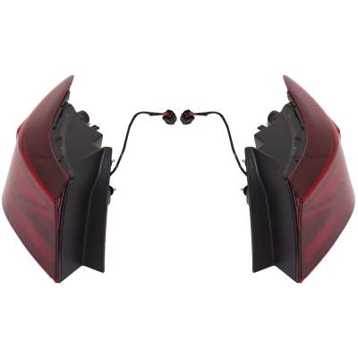 Rareelectrical - New Halogen Outer Pair Tail Lights Compatible With Kia Forte Fe Sedan 2.0L 2019 2020 2021 2022 By - Image 2