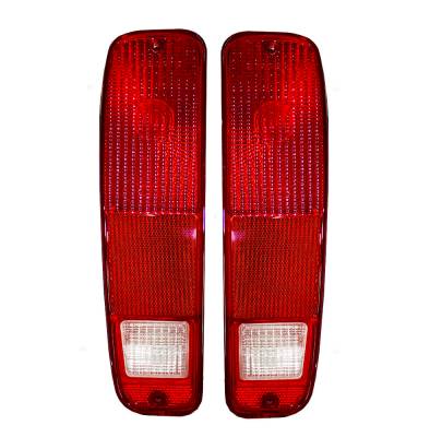 Rareelectrical - New Pair Of Tail Lights Compatible With Ford Bronco E100 E150 E250 E350 F100 F150 F250 F350 - Image 2