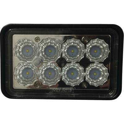 Rareelectrical - New 24W Led Skid Steer Headlight Compatible With John Deere Massey Ferguson New Holland 2240 2140 - Image 2
