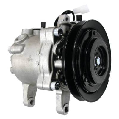 Rareelectrical - New Single Groove V-Belt Ac Compressor Compatible With Kubota M6040dtc1 M100gxdtc M7040hdnbc Kx040-4 - Image 2
