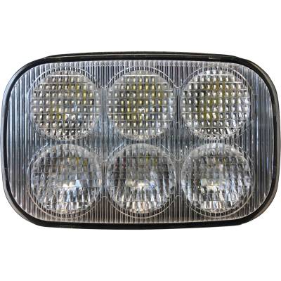 Rareelectrical - New Led Headlight Compatible With Case International New Holland L313 Harvester-Sv250 - Image 2