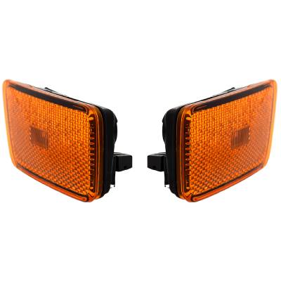 Rareelectrical - New Pair Of Led Front Side Marker Lights Compatible With Ford Bronco Sport Badlands Sport Utility - Image 5