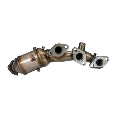 Rareelectrical - Left Catalytic Converter With Exhaust Manifold Compatible With 2002 2003 2004 Frontier Xterra 3.3L - Image 2