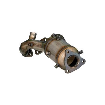 Rareelectrical - Left Catalytic Converter With Exhaust Manifold Compatible With 2002 2003 2004 Frontier Xterra 3.3L - Image 3