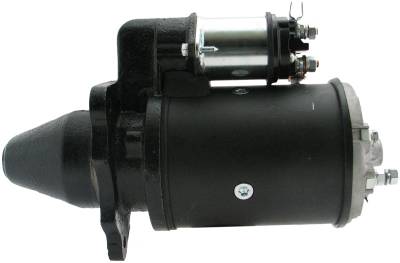 Rareelectrical - 12V Starter Motor Compatible With 1968-1981 180 185 200 Tractor 6-301 Diesel Clockwise Lucas 26363 - Image 3
