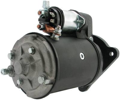 Rareelectrical - 12V Starter Motor Compatible With 1968-1981 180 185 200 Tractor 6-301 Diesel Clockwise Lucas 26363 - Image 5