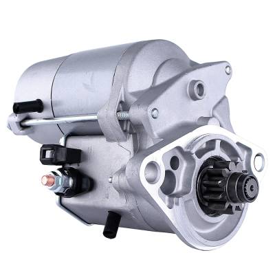 12V Starter Motor Compatible With L140 L150 L160 L170 L175 Skid Steer Loader N843 N844 Diesel