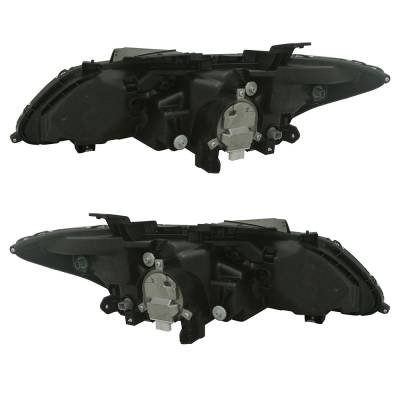 Rareelectrical - New Pair Of Led Headlights Compatible With Acura Rdx Base Sport Utility 4 Door 3.5L 2016 2017 2018 - Image 2