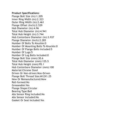 Rareelectrical - New Hub Assembly Compatible With Subaru Legacy Impreza 1.8L 2.2L 2.5L 1990 1991 1992 1993 1994 1995 - Image 5