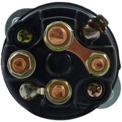 Rareelectrical - New 12 Volt Solenoid Compatible With Lucas Massey Ferguson Tractor 77004 77089 Tob175 M50 - Image 2