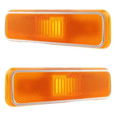 Rareelectrical - New Pair Of Daytime Running Lights Compatible With Dodge Plymouth 1979 1980 1981 1982 1983 1984 1985 - Image 1