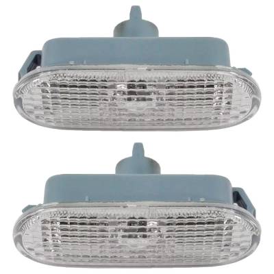 Rareelectrical - New Pair Of Daytime Running Lights Compatible With Volkswagen Golf Jetta Cabrio Passat 1999 2000 - Image 2