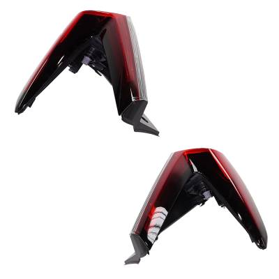 Rareelectrical - New Pair Of Tail Lights Compatible With Honda Cr-V Hybrid Ex Ex-L Touring Sport Utility 2020 2021 - Image 3