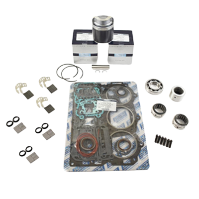 New .010 Over Powerhead Rebuild Kit Compatible With Chrysler / Force 3 Cyl 3.375 Bore Sport-Jet 90Hp