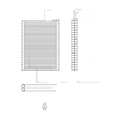 Rareelectrical - New A/C Evaporator Core Compatible With Ford Lincoln Escape Sel Sport Utility 2.0L L4 1999Cc 122Ci - Image 5
