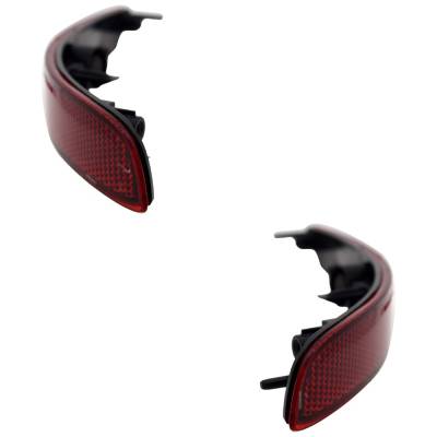 Rareelectrical - New Pair Of Reflector Compatible With Mitsubishi Outlander Se Launch Edition Sport Utility Outlander - Image 4