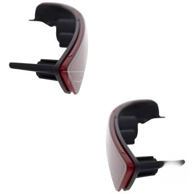 Rareelectrical - New Pair Of Reflector Compatible With Mitsubishi Outlander Se Sport Utility Outlander Se Plus Sport - Image 3