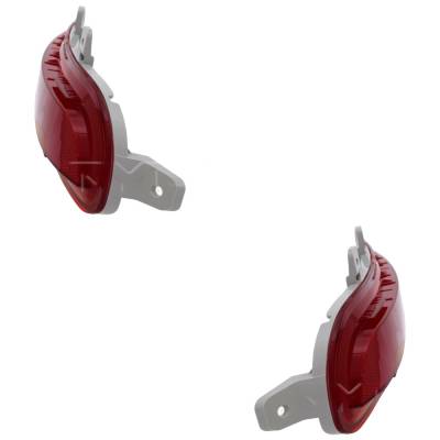 Rareelectrical - New Pair Of Reflector Compatible With Buick Envision Premium Sport Utility Envision Base Sport - Image 4