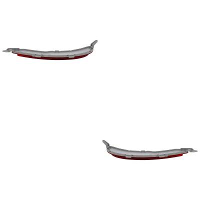 Rareelectrical - New Pair Of Reflector Compatible With Buick Envision Premium Sport Utility Envision Base Sport - Image 5