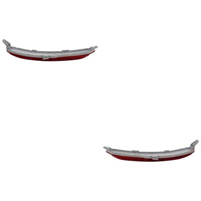 Rareelectrical - New Pair Of Reflector Compatible With Buick Envision Premium Sport Utility Envision Base Sport - Image 6