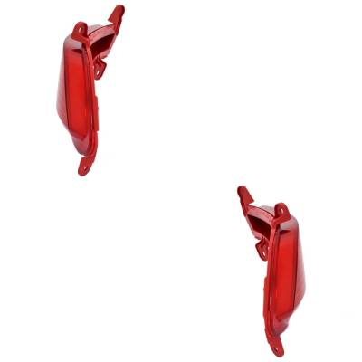 Rareelectrical - Pair Of Reflector Compatible With Hyundai Santa Fe Sport Premium Sport Utility Santa Fe Sport Se - Image 4